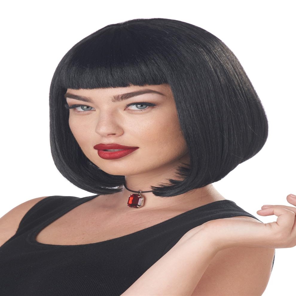 California Costumes Womens 90'S Pulp Film Icon Wig Black