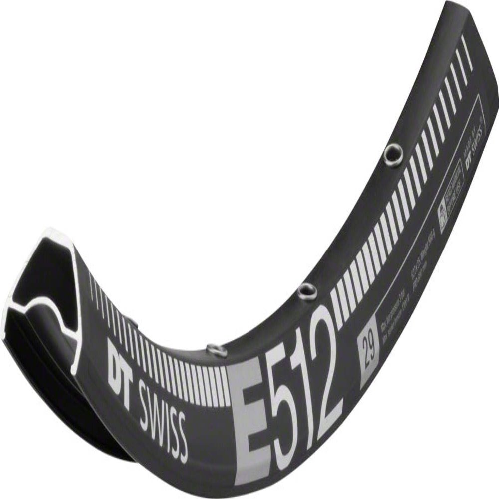 DT Swiss E 512 29" Tubeless-Ready Disc Rim: 28h, Black