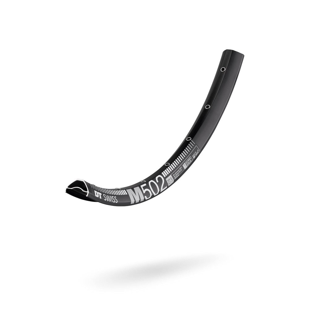 DT Swiss M 502 27.5" Tubeless-Ready Disc Rim: 28h, Black