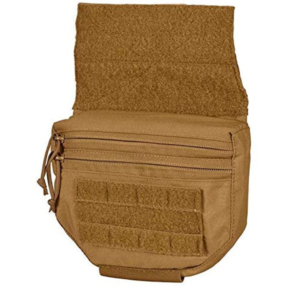 Chase Tactical Joey Utility Pouch Lightweight, Fully Adjustable, Zipper Pockets MOLLE Webbing Lower Abdomen Protection For Military, Law Enforcement, Medical, Combat Training, Coyote Tan