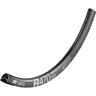 DT Swiss 700c Disc Rim - Black, 28H, Tubeless Ready