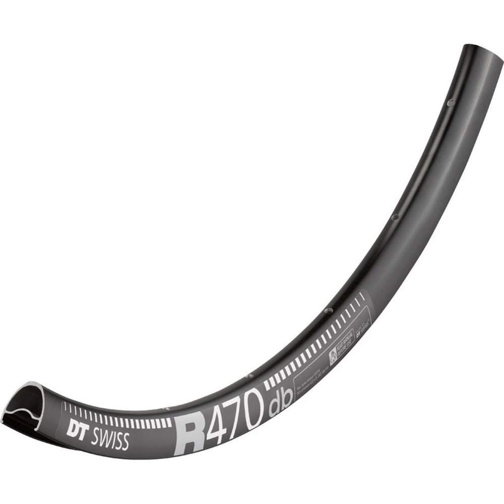 DT Swiss 700c Disc Rim - Black, 28H, Tubeless Ready