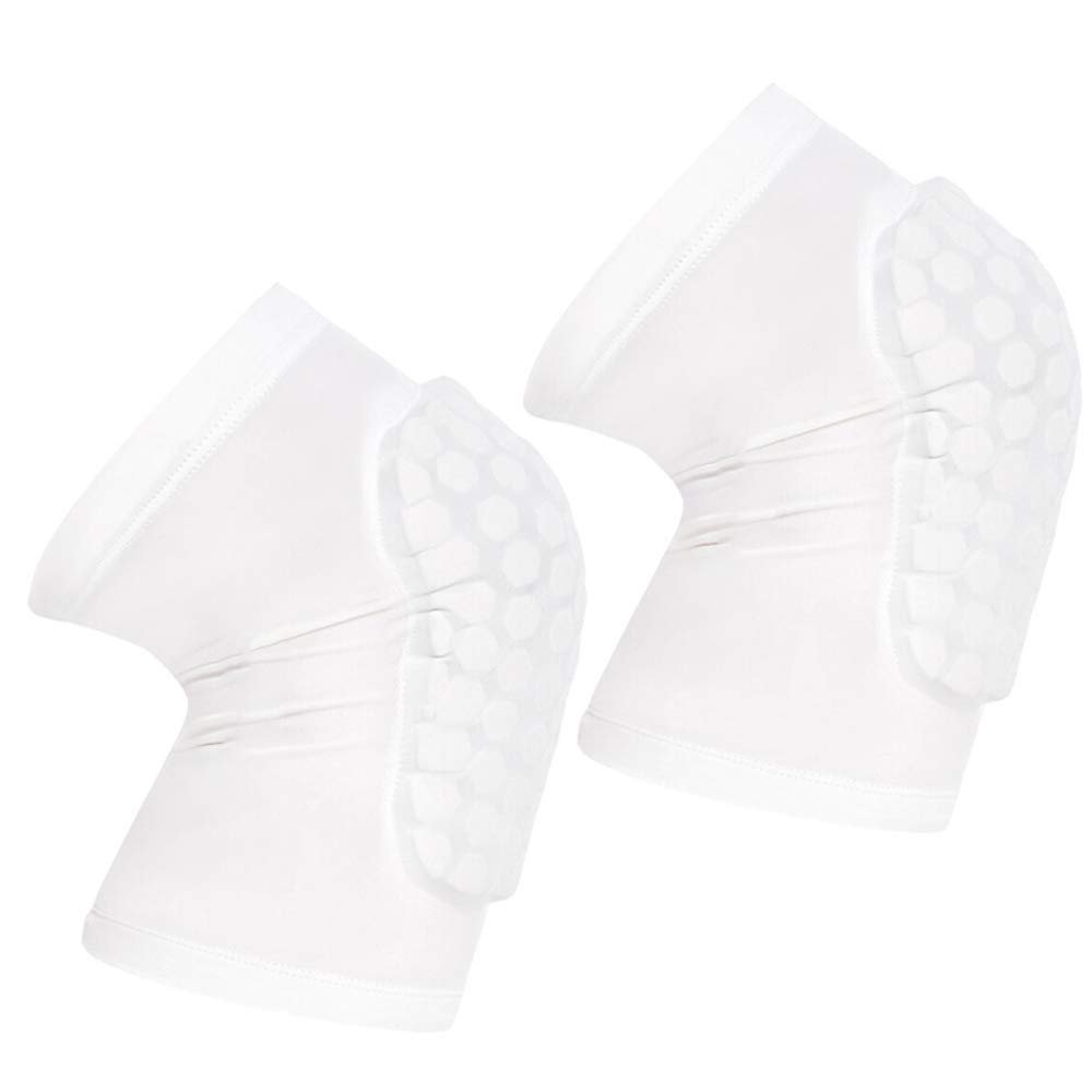 PISIQI Compression Collision Avoidance Knee Sleeve, 5 Sleeves, , White, XXL