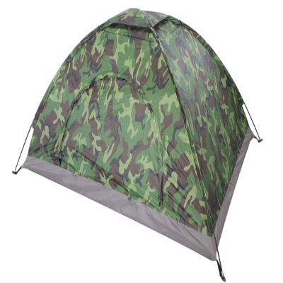 Sutekus Semi-Double Tent Camouflage Patterns Camping Tent Tent for Camping Hiking Outdoor Equipment