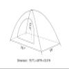 Sutekus Semi-Double Tent Camouflage Patterns Camping Tent Tent for Camping Hiking Outdoor Equipment view 4