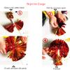 CREATIEE-PRO 4Pcs Metallic Cheerleading Pom Poms, 2 Pair Cheerleader Cheering Squad Pompoms for School Sports Dance Games Team Spirit Cheer view 4