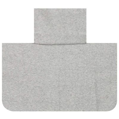 hooristyle Basic Half Top Collar Neck Dickey Kid Mock Fake Turtleneck Gray