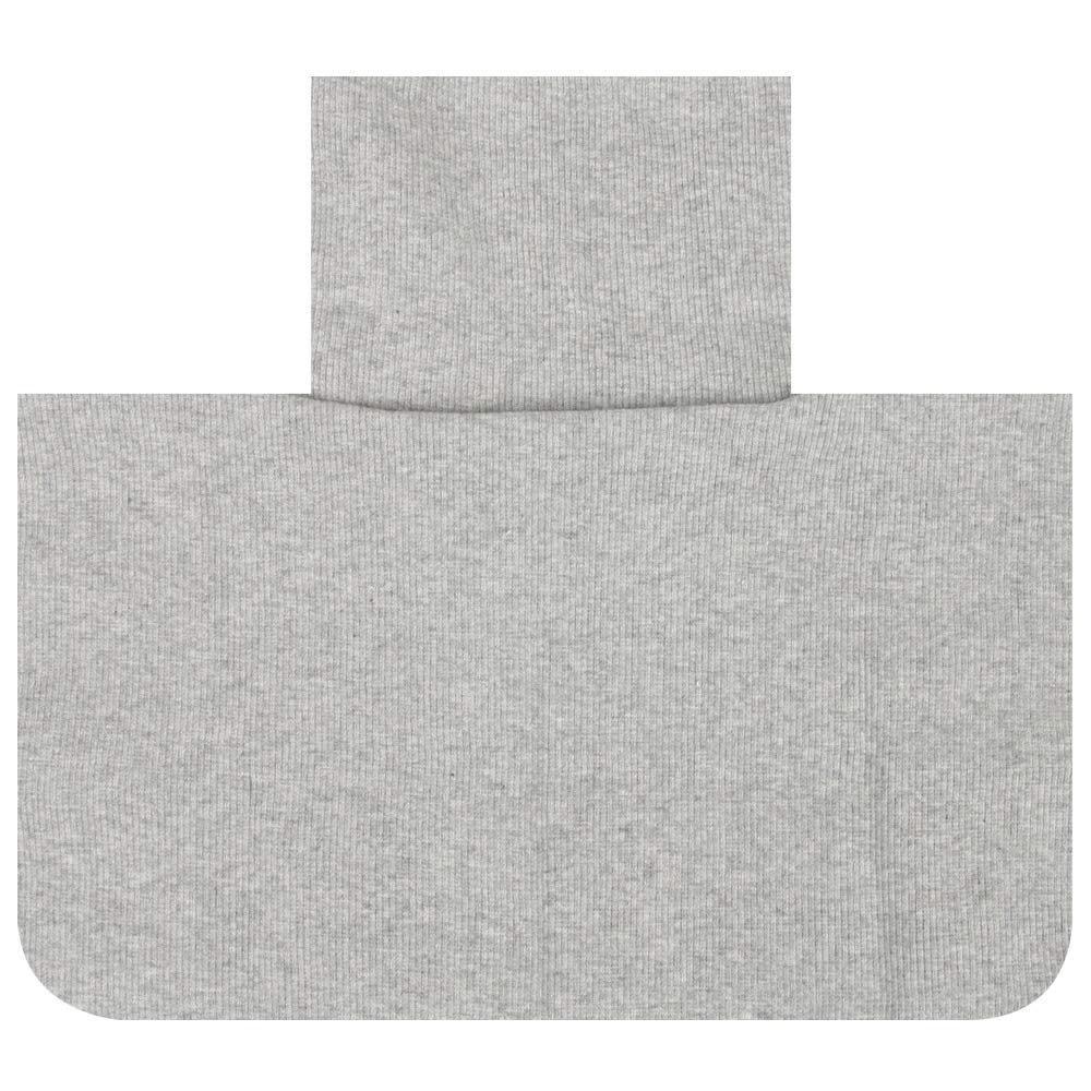 hooristyle Basic Half Top Collar Neck Dickey Kid Mock Fake Turtleneck Gray