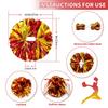 CREATIEE-PRO 4Pcs Metallic Cheerleading Pom Poms, 2 Pair Cheerleader Cheering Squad Pompoms for School Sports Dance Games Team Spirit Cheer view 3