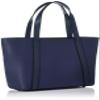 Fanuel A7138-1 High-Performance Bag-in-Bag with Shoulder Strap, Leather Cut, Punching, Commuting to Work Tote Bag, Navy Nevy view 2