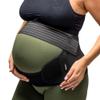 BABYGO 4 in 1 Pregnancy Support Belt Maternity & Postpartum Band - Relieve Back, Pelvic, Hip Pain, SPD & PGP >> inc 40 Page Pregnancy Book for Birth Preparation, Labor & Recovery M Black view 1