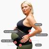 BABYGO 4 in 1 Pregnancy Support Belt Maternity & Postpartum Band - Relieve Back, Pelvic, Hip Pain, SPD & PGP >> inc 40 Page Pregnancy Book for Birth Preparation, Labor & Recovery M Black view 2