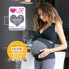 BABYGO 4 in 1 Pregnancy Support Belt Maternity & Postpartum Band - Relieve Back, Pelvic, Hip Pain, SPD & PGP >> inc 40 Page Pregnancy Book for Birth Preparation, Labor & Recovery M Black view 4