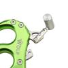 SHARROW Archery 4 Finger Bow Release Aid Release Thumb Trigger Aluminum Alloy Compound Bow Release Grip Trigger Thumb with Caliper (Green) view 2