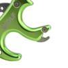 SHARROW Archery 4 Finger Bow Release Aid Release Thumb Trigger Aluminum Alloy Compound Bow Release Grip Trigger Thumb with Caliper (Green) view 3
