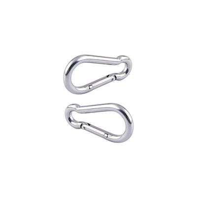 FITNESS MANIAC Stainless Steel Spring Snap Hook Carabiner Home Gym Body Building Weightlifting