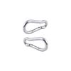 FITNESS MANIAC Stainless Steel Spring Snap Hook Carabiner Home Gym Body Building Weightlifting view 1