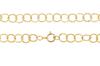 14Kt Gold Filled 5mm Hammered Circle 22 Inch Neck Chain with Clasp - 1pc (5762)/1 view 1
