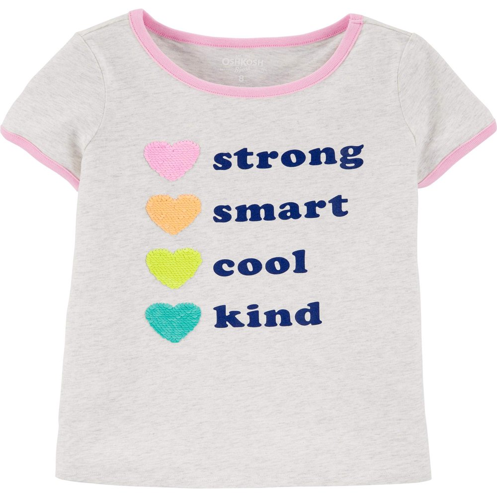 OshKosh Girls' Flip Sequin Tee