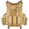 MGFLASHFORCE Tactical Airsoft Vest Adjustable Modular Paintball Vest (Tan) view 1
