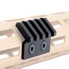 LEGEED Offset Light/Optic Picatinny Rail Mount 4-Slot Black view 1