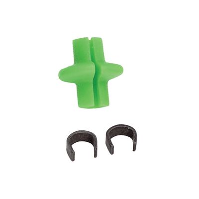 Pine Ridge Archery Slotted Kisser Button for Compound and Traditional Bows, Lime Green, Pack of 6