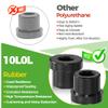 10L0L Golf Cart Rear Spring Bushing Kit for EZGO TXT & Medalist 1994-up, Club Car DS 1981-up with Screw Nut-Rear Leaf Springs Shackles Bushing Sleeve, Replaces Parts 70289-G02 70291-G01 14158-G1 view 3
