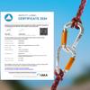 FVW Auto Locking Rock Climbing Carabiner Clips, UIAA Certified Professional 25KN (5620 lbs) Heavy Duty Caribeaners for Rappelling Swing Rescue & Gym etc, Large Carabiners, D-Shaped (silver-2pcs) view 2