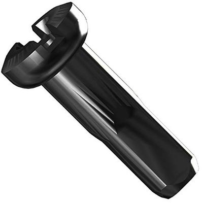 Sapim Unisex's Polyax Alloy Spoke Nipples, Black, 14mm