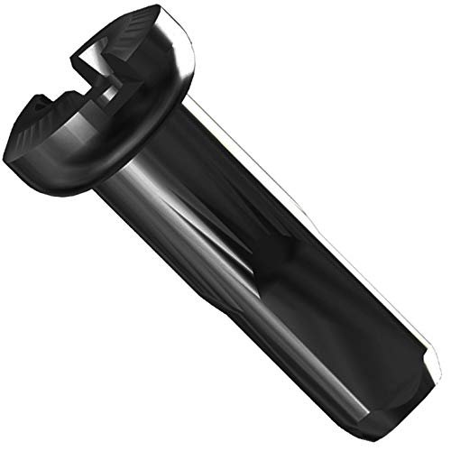Sapim Unisex's Polyax Alloy Spoke Nipples, Black, 14mm