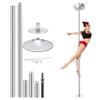 ZenStyle Premium 45mm Dance Pole, Luxury Chrome Plated Spinning Static Dancing Pole, Professional Grade with Anti-Rust Finish, for Home, Club, Gym, Pub Use view 1
