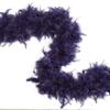 ZUCKER Turkey Feather Chandelle Boa - (72 Inch) - Christmas Decorations - Vibrant Holiday Home Decor - Heavy Feather Boas for Adults - Roaring 20's Costume, Mardi Gras Party Boa - Navy Blue view 3
