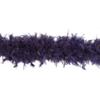 ZUCKER Turkey Feather Chandelle Boa - (72 Inch) - Christmas Decorations - Vibrant Holiday Home Decor - Heavy Feather Boas for Adults - Roaring 20's Costume, Mardi Gras Party Boa - Navy Blue view 4