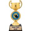 Crown Awards Personalized Cow Trophy, 7.25" Gold Cup Dairy Cow Trophies with Free Custom Engraving 5 Pack Prime view 1