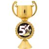 Crown Awards Personalized 5K Trophy, 7.25" Gold Cup 5K Trophies with Free Custom Engraving 20 Pack view 2