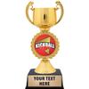 Crown Awards Personalized Kickball Trophy, 7.25" Gold Cup Kickball Trophies with Free Custom Engraving 20 Pack view 1
