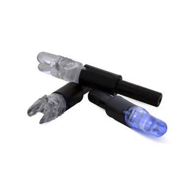 New Archery Products Thunderglo Compound Bow LED Illuminated Auto Turn-On Arrow Nocks - Blue (3 Pack)