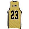 VWAQ Custom Basketball Jersey Removable Wall Decal Personalized Name and Number - BB5 (Gold, 30"H X 15.5"W) view 1