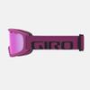 Giro Index OTG Adult Snow Goggles - Berry Wordmark Strap with VIVID Pink Lens (2020) view 3