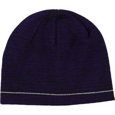 Alfani Mens Reflective Beanie Hat, Purple, One Size
