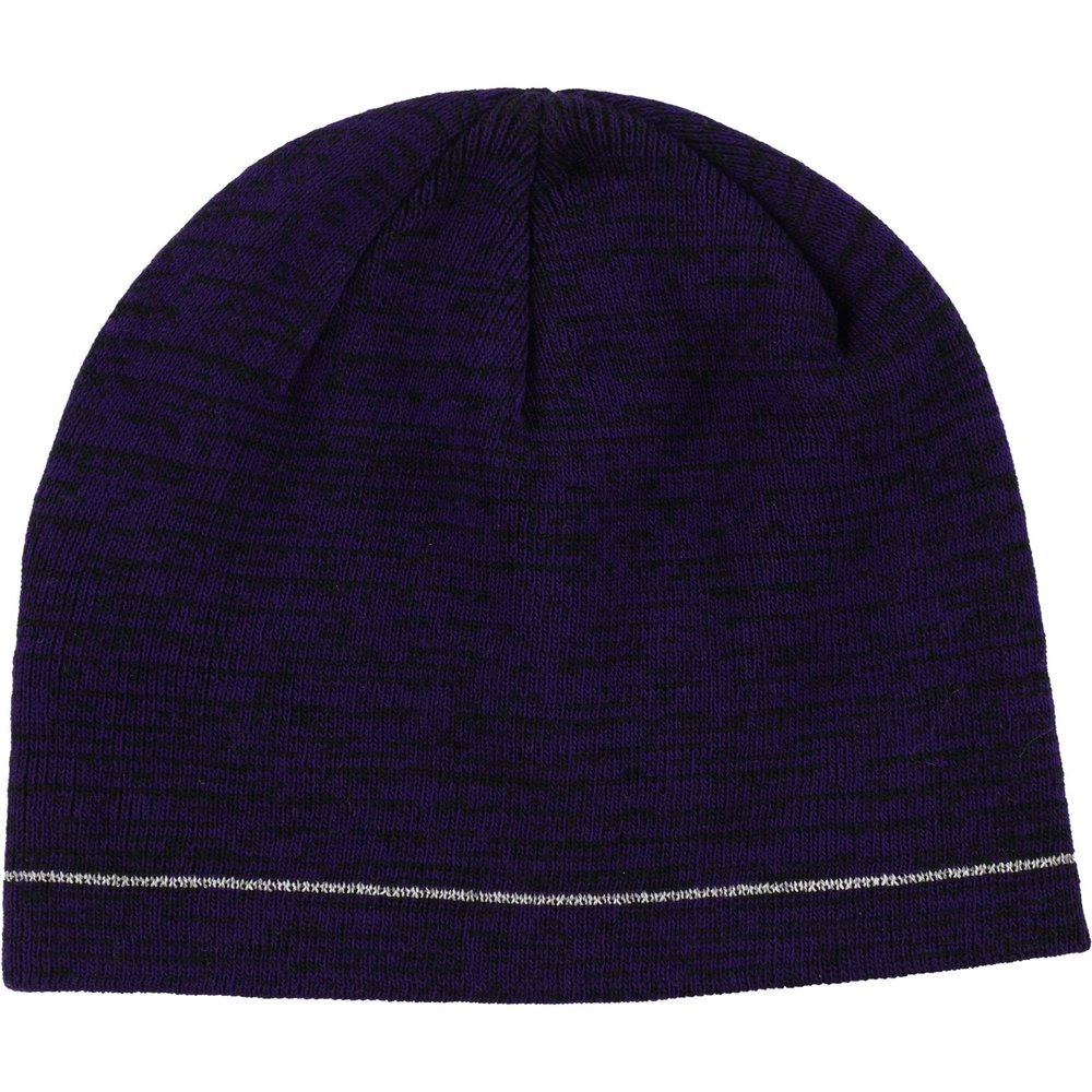 Alfani Mens Reflective Beanie Hat, Purple, One Size