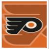 Trends International NHL Philadelphia Flyers - Logo 14 Wall Poster, 22.375" x 34", White Framed Version view 1