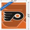 Trends International NHL Philadelphia Flyers - Logo 14 Wall Poster, 22.375" x 34", White Framed Version view 3