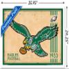 Trends International NFL Philadelphia Eagles - Retro Logo 14 Wall Poster, 22.375" x 34", White Framed Version view 3