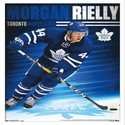 Trends International NHL Toronto Maple Leafs - Morgan Rielly 16 Wall Poster, 22.375" x 34", White Framed Version