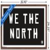 Trends International NBA Toronto Raptors - We The North 16 Wall Poster, 22.375" x 34", Mahogany Framed Version view 3