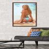 Trends International Sports Illustrated: Swimsuit Edition - Vital Sidorkina 17 Wall Poster, 22.375" x 34", Mahogany Framed Version view 2