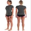 BUBBLELIME Long/Short Sleeve Rashguard Shirt UPF 50+ Sun Protection - Side Lines Short Sleeve_SHADOWCHARCOAL X-Large_BWST028 view 2