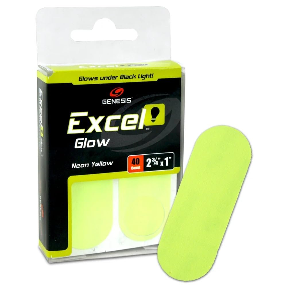 Bowling Excel Glow Performance Tape Neon Yellow - 40 Pieces