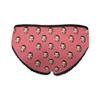 Custom Face Boyfriend Husband Face Pattern Dark Pink High-Cut Brief Panty Underwear for Women Girlfriend M view 3